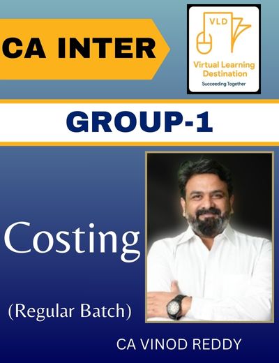 CA INTER COSTING REGULAR LECTURES BY CA VINOD REDDY